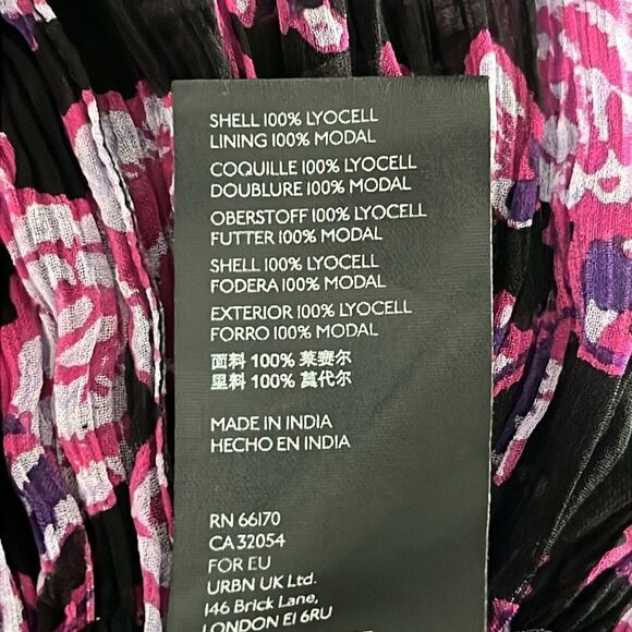 Free People Mini Dress Rosebuds Button Front Flowy Silhouette Oversized SZ XS-M - Picture 13 of 15